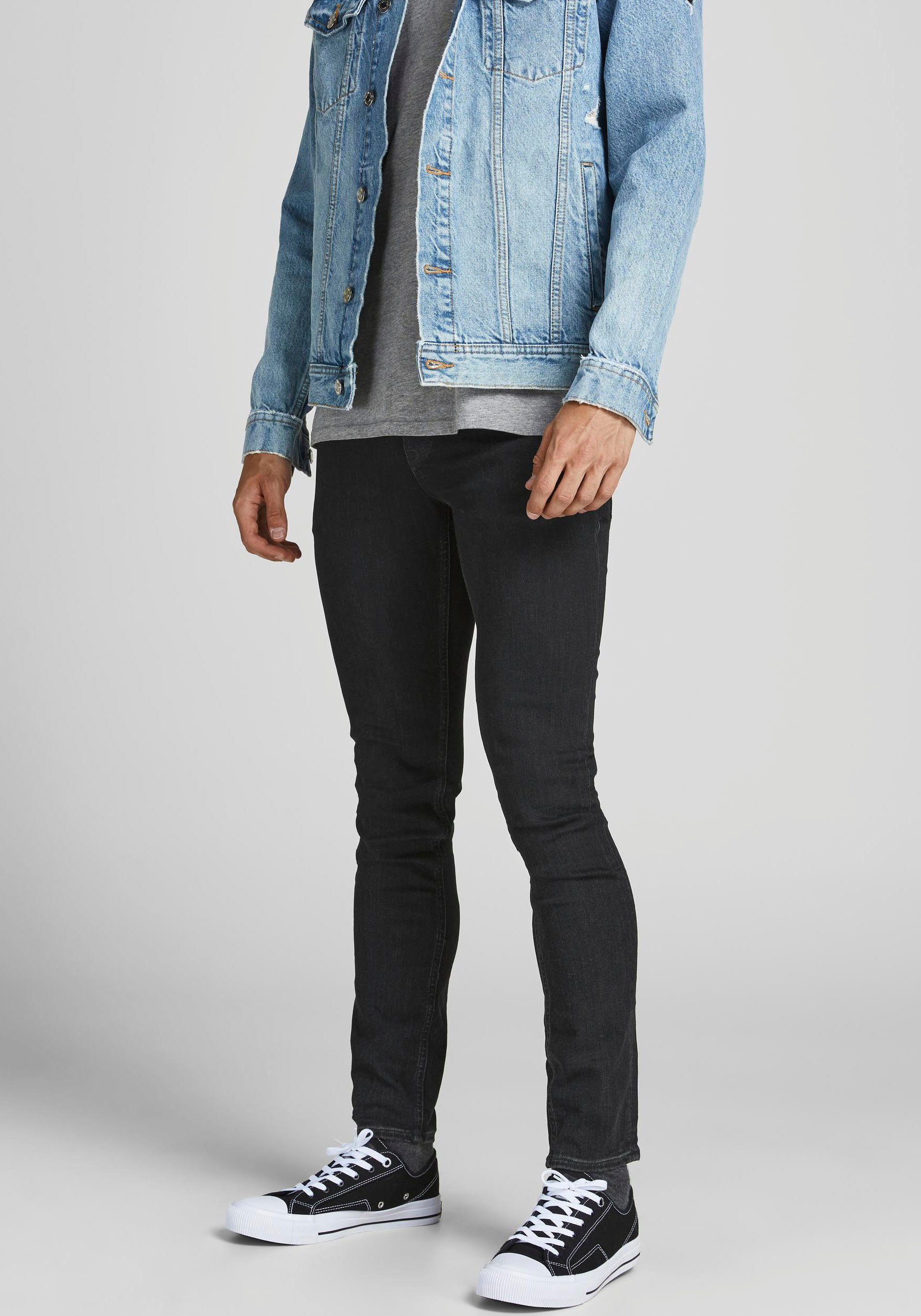 Jack & Jones Skinny-fit-Jeans Liam, Skinny Fit für eine super schmale  Silhouette