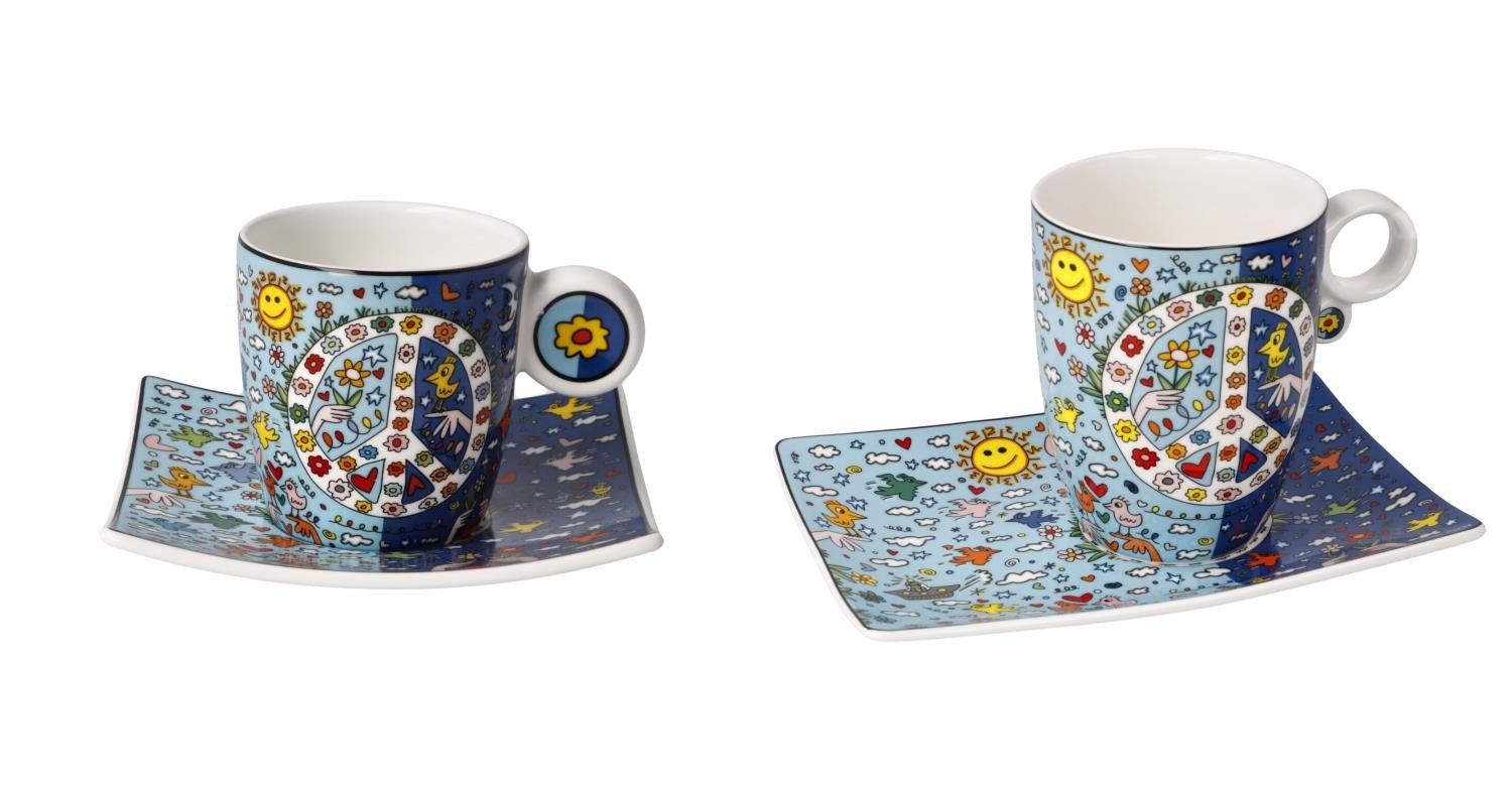 Goebel Tasse James Rizzi, Porzellan