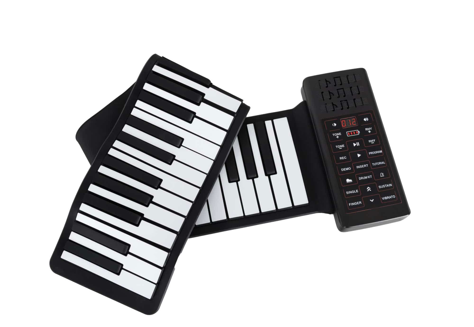 McGrey Spielzeug-Musikinstrument Rollpiano mit 61 Tasten - Zusammenrollbar günstig online kaufen