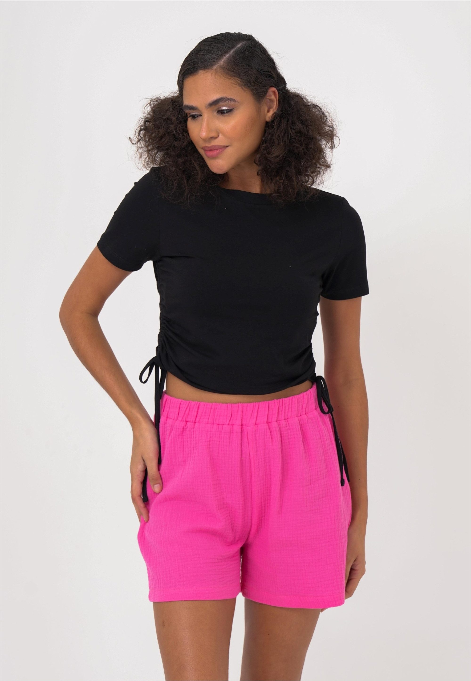 freshlions Shorts "Zara", (1 tlg.), im einfarbigen Design günstig online kaufen
