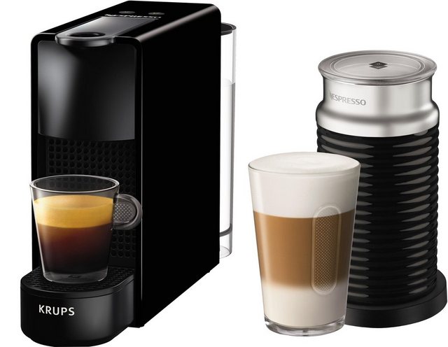 Nespresso Kapselmaschine XN1118 Essenza Mini Bundle von Krups, inkl. Aeroccino Milchaufschäumer und Willkommenspaket mit 14 Kapseln  - Onlineshop OTTO
