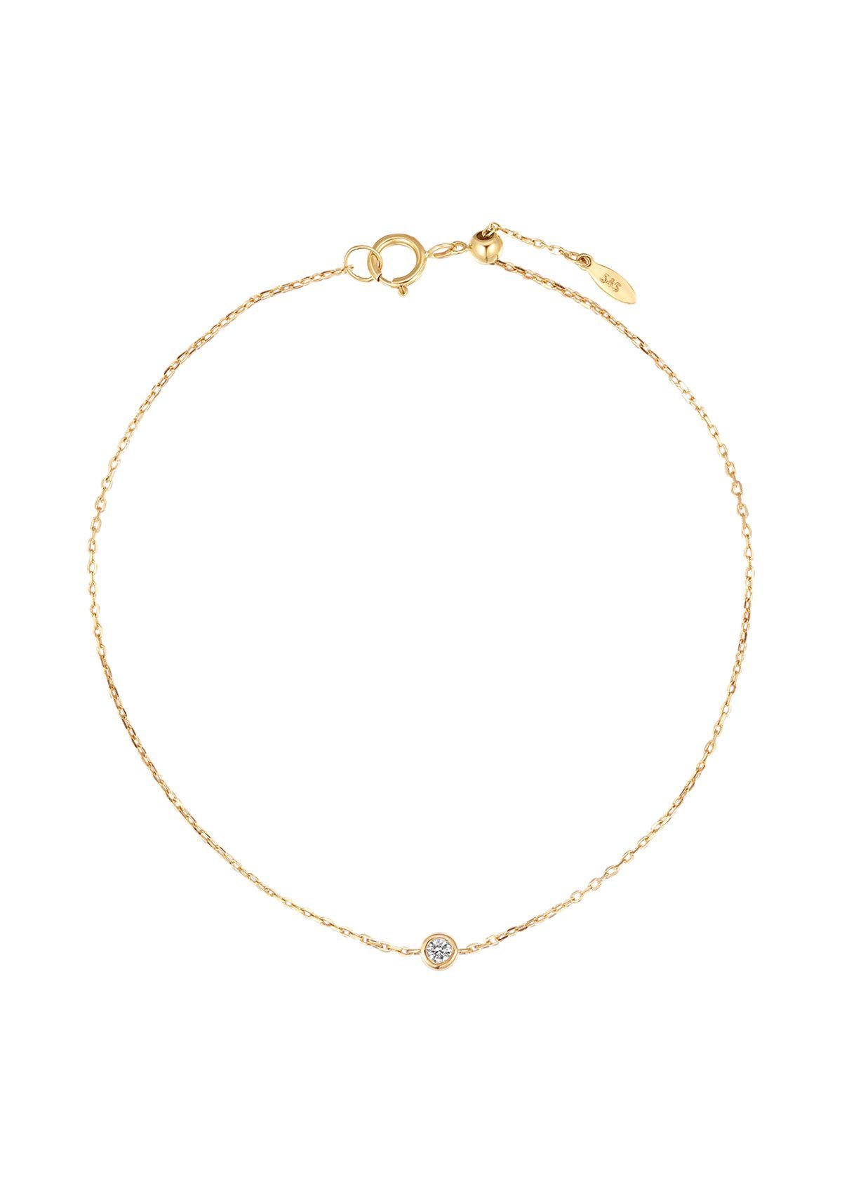 Dear Me Goldarmband 585er Armkette mit Diamant/Zirkon, wählbar, Feines 14K günstig online kaufen