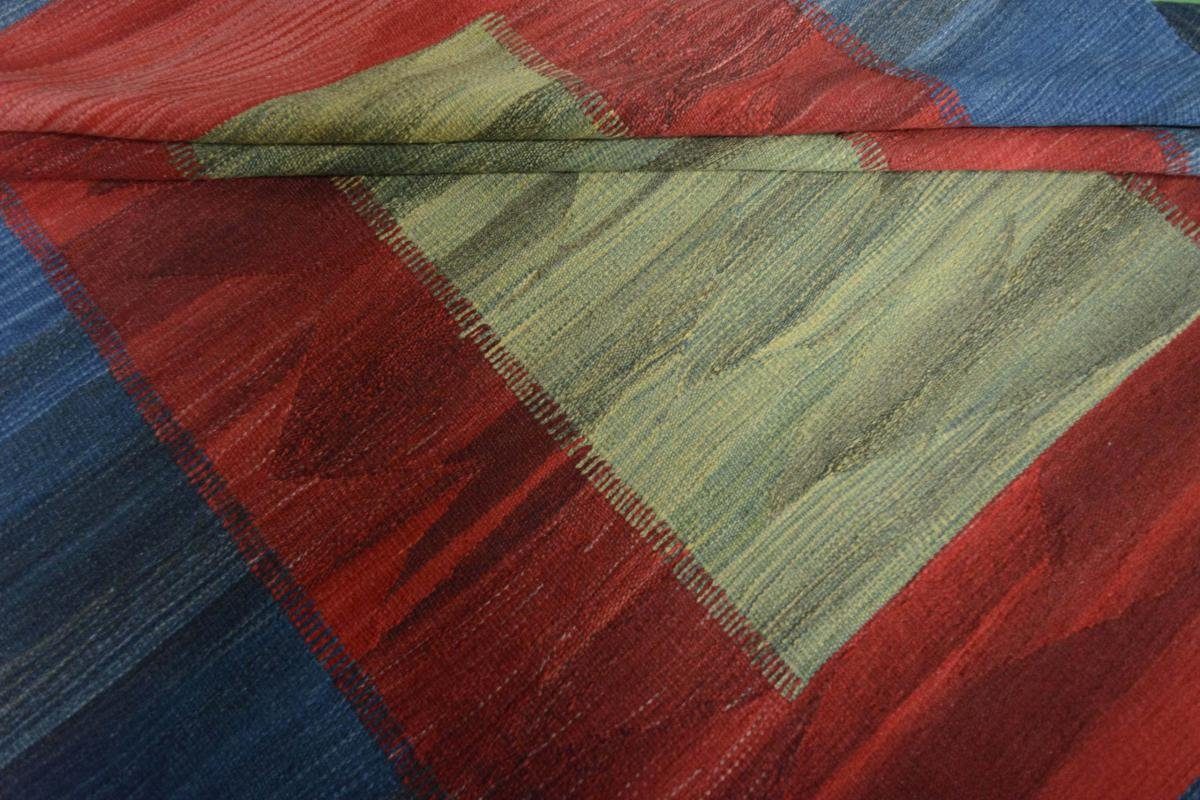 Orientteppich Kelim Fars Design Kandou Höhe: 3 Nain Handgewebter mm 164x231 Orientteppich, rechteckig, Trading
