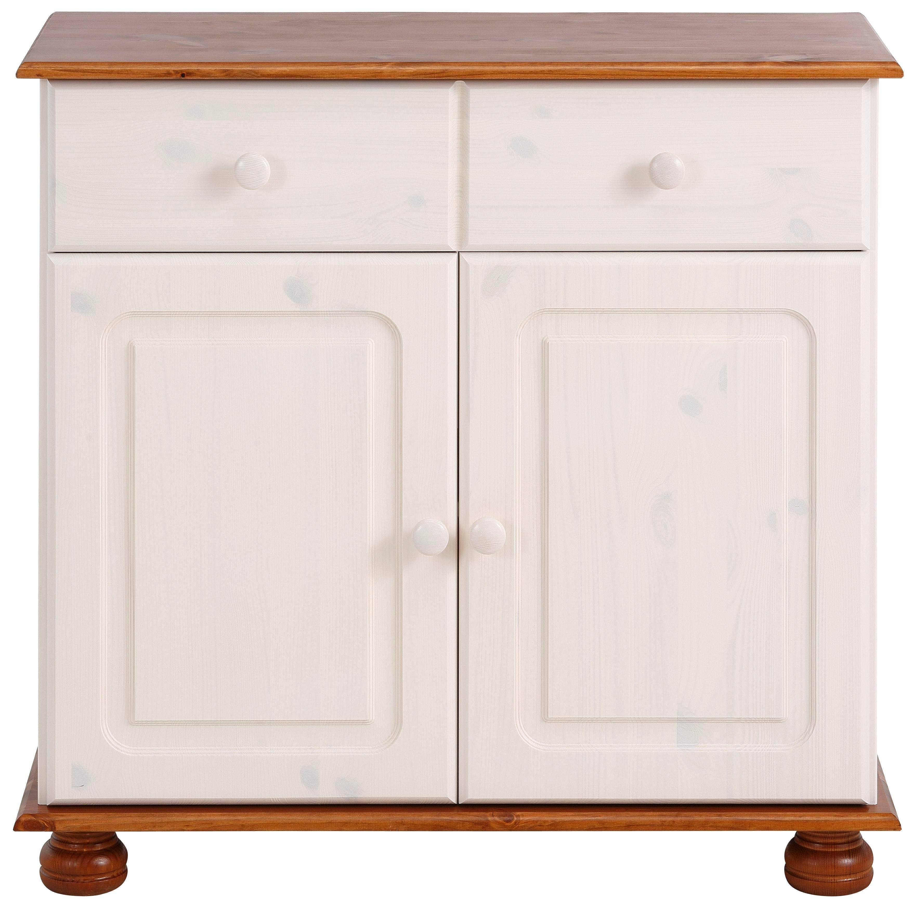 OTTO home Sideboard Mette, Kommode mit gefrästen, kugelförmigen Füßen, Brei günstig online kaufen