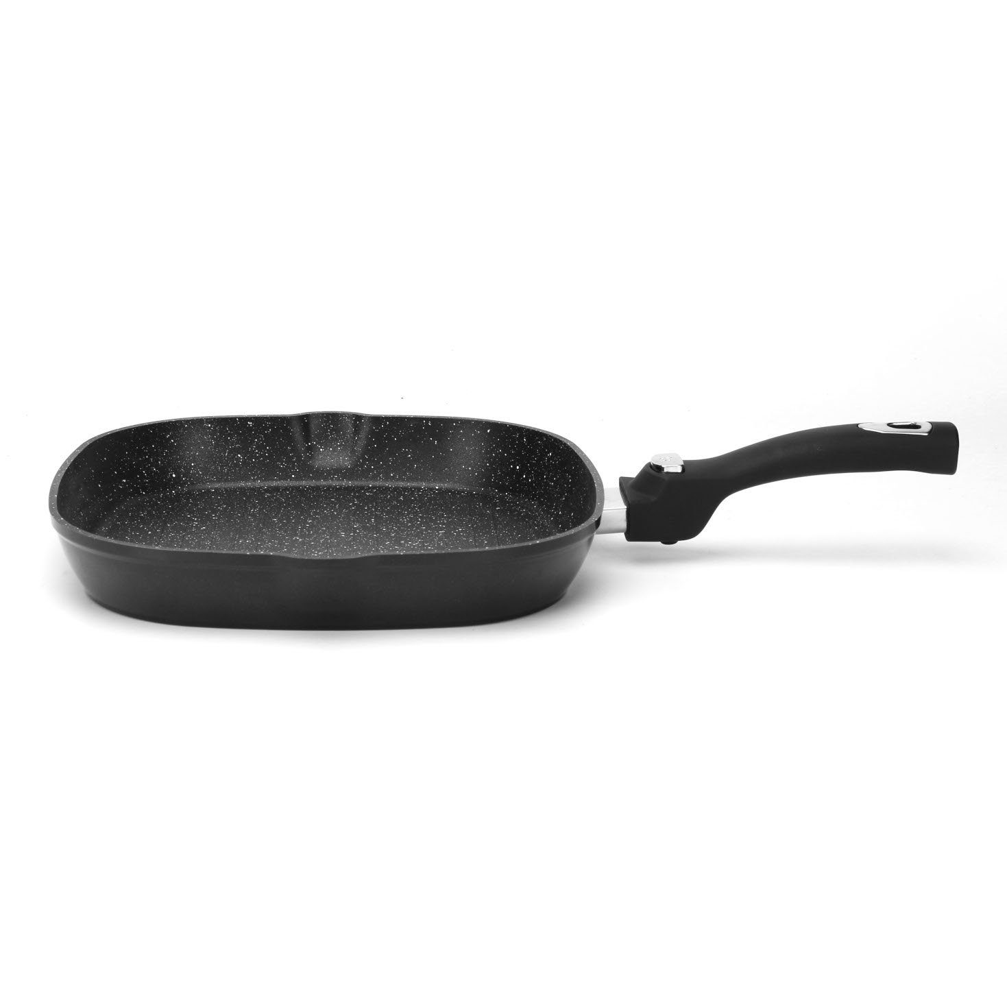 Grillpfanne Grillpfanne, Steakpfanne, Fischpfanne Abnehmbarem Griff Ø 28 cm