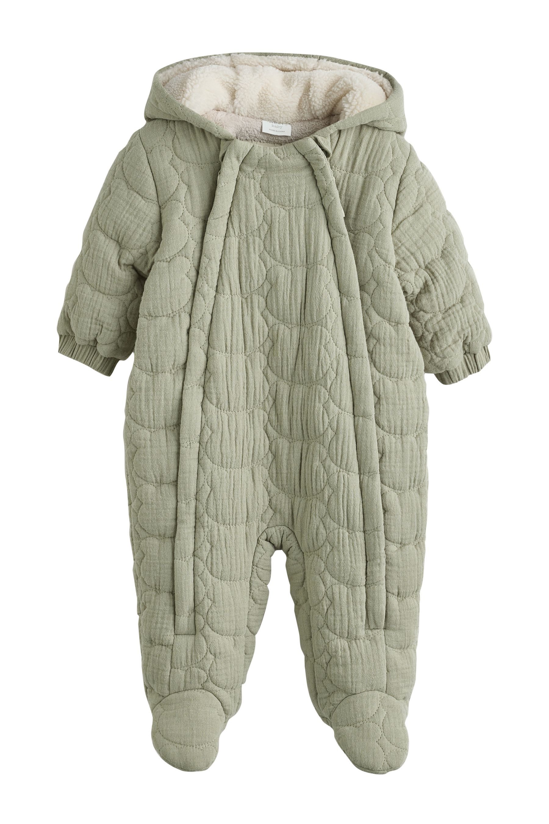 Overall Baby Steppanzug mit Bär-Gesicht