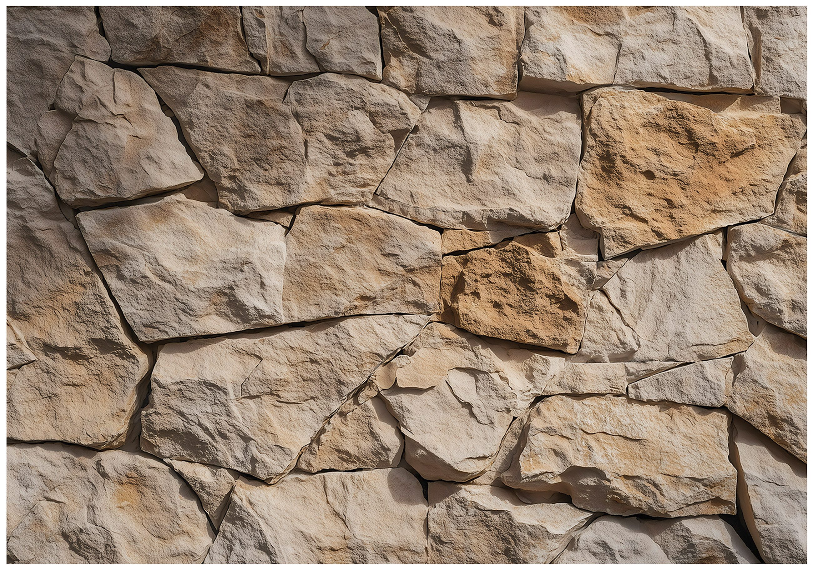 Wallarena Fototapete Steine Natur Felsen Vlies Tapete Wohnzimmer Schlafzimmer Wandtapete, Glatt Vlies Washable, Steine, Natur, Felsen, Ziegel, (Packung, 2 St., Vlies Fototapete), Vliestapete schwarz Wohnzimmer Schlafzimmer Küche Tapete + Kleister