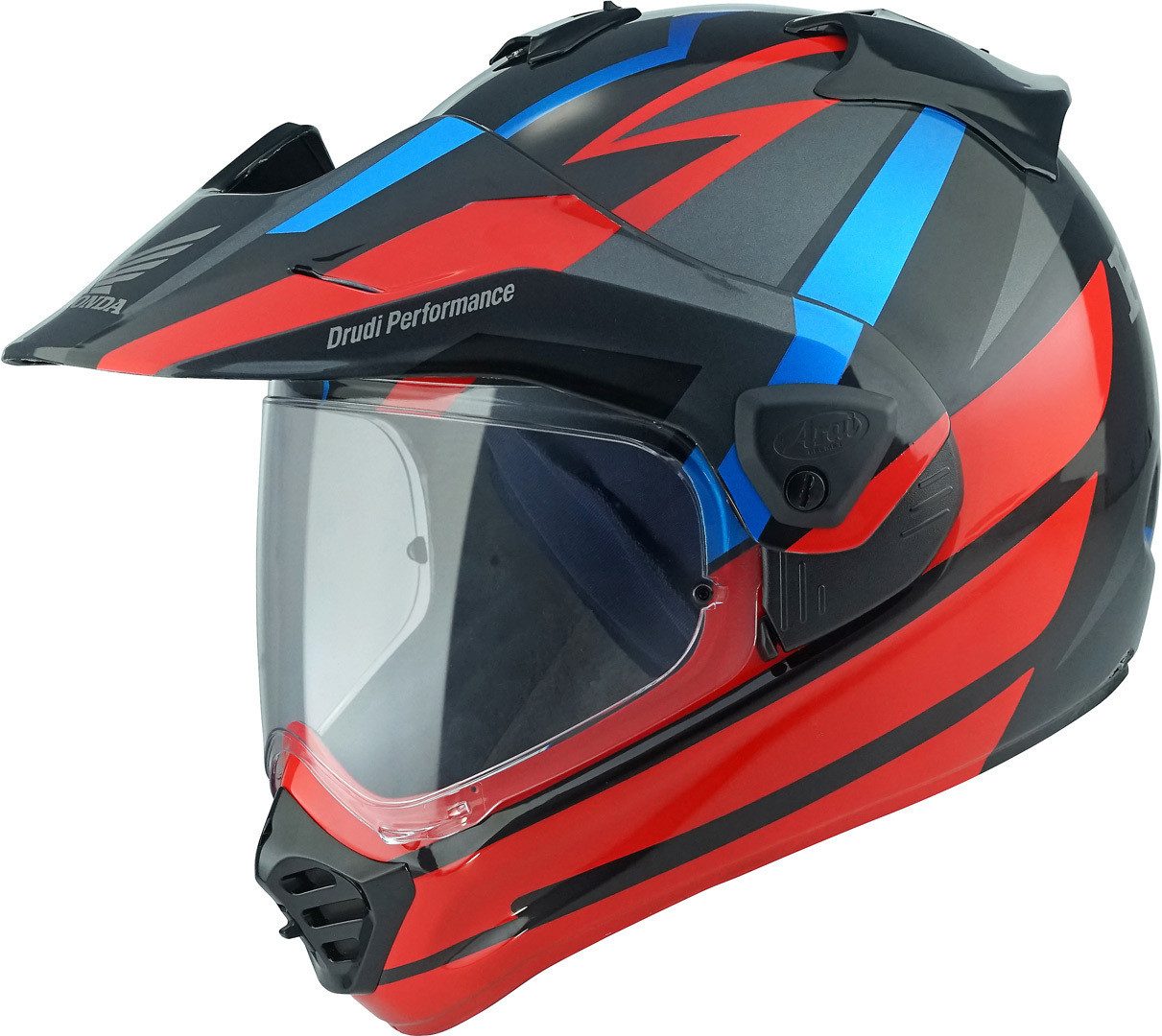 Arai Motocrosshelm Tour-X5 Africa Twin Motocross Helm, Pinlock, Herausnehmbares Innenfutter, Spoiler, ECE 22.06