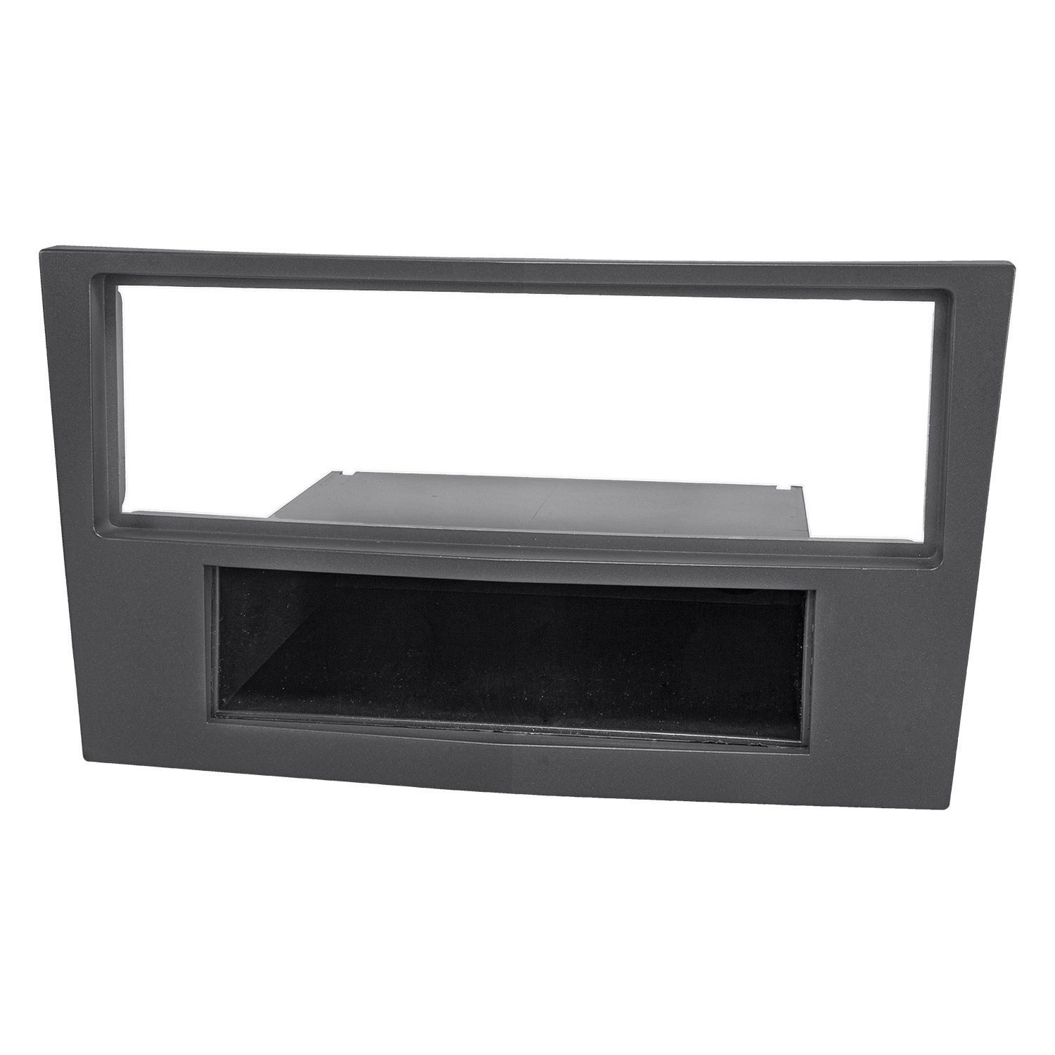 tomzz Audio Radioblende passt für Opel Corsa D Astra H Zafira B charcoal schwarz Autoradio