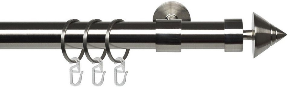 Gardinenstange Kegel edelstahl optik Liedeco Ø 28 mm