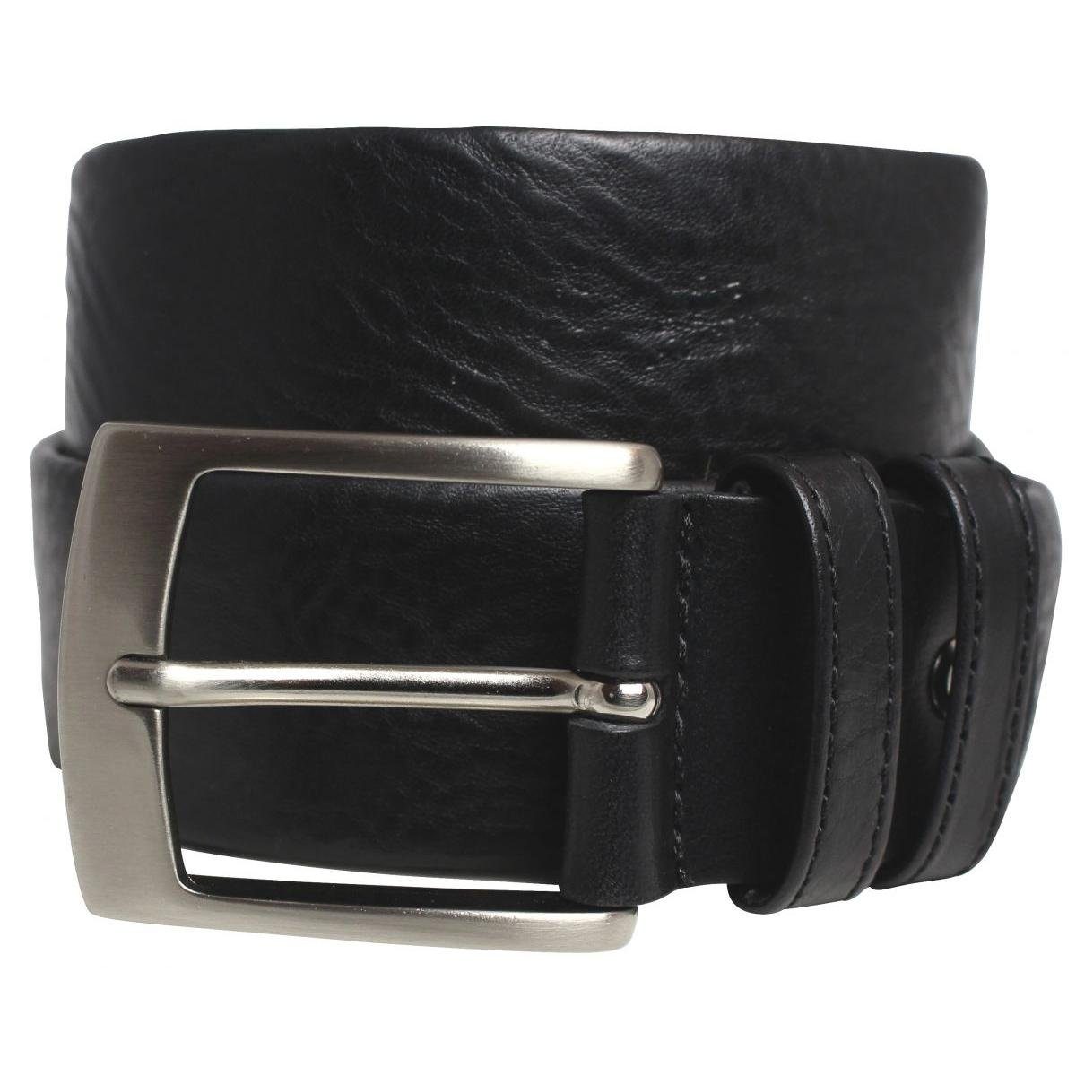 BELTINGER Ledergürtel Geldgürtel aus weichem Nappa-Leder 4 cm - Tresor-Gürtel für Damen Herr