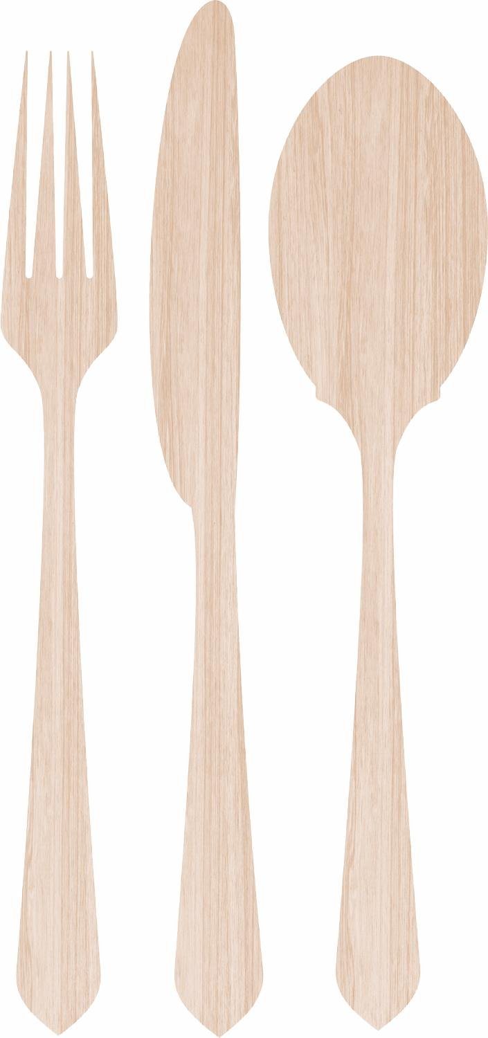 Holzbild »Messer Gabel Löffel«, 28/59 cm Holzbild »Messer Gabel Löffel«, 28/59 cm
