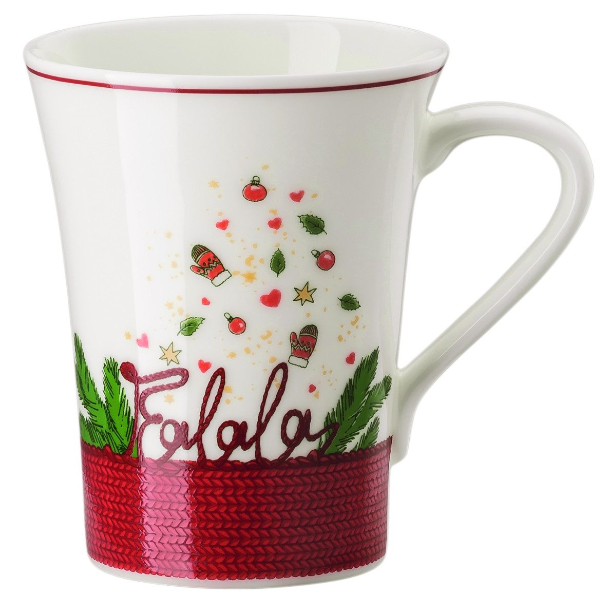 Hutschenreuther Кружки Nora Weihnachtszeit Falala Кружки mit Henkel 0,4 l, Porzellan