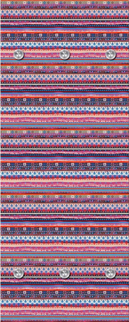 queence Garderobenleiste »Streifen quer«, mit 6 Haken, 50 x 120 cm online  kaufen | OTTO