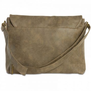 Caspar Umhängetasche TS1012 Vintage Umhängetasche / Messenger Bag