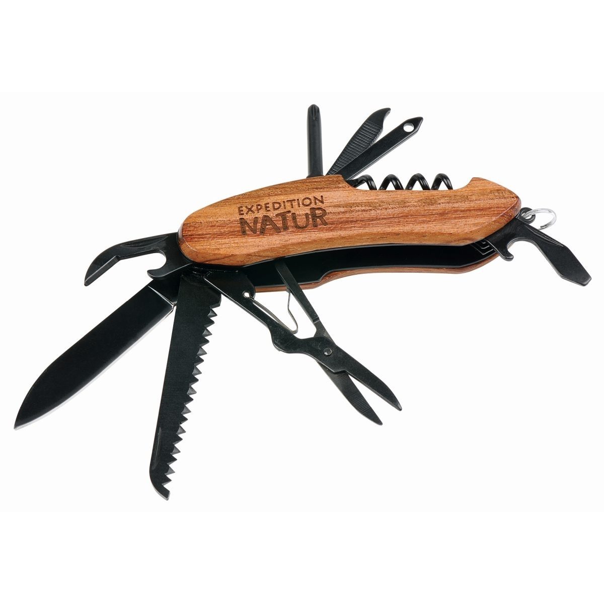 Moses. Verlag Taschenmesser Expedition Natur Outdoor-Taschenmesser mit Holzgriff