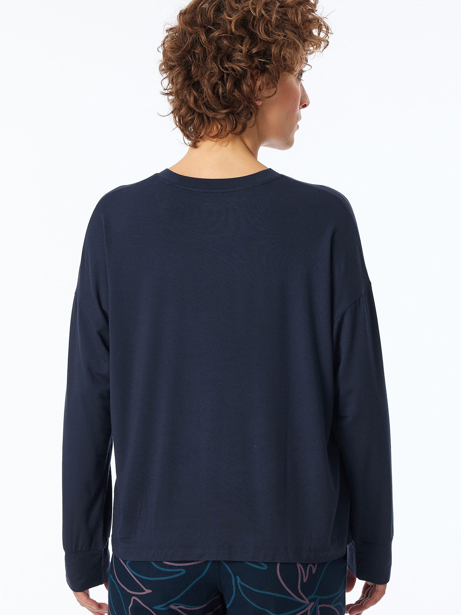 Schiesser Pyjamaoberteil Mix & Relax schlaf-oberteil nachthemd sleepshirt