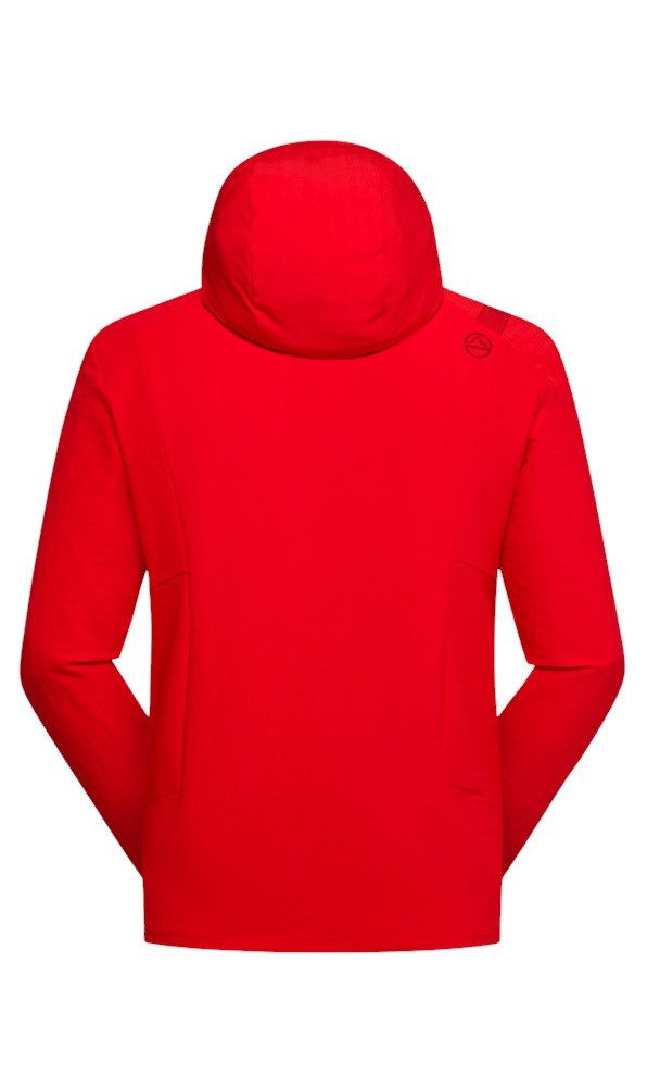 La Sportiva Allwetterjacke Wanderjacke Descender Storm (winddicht, wasserabweisend) 2025 rot