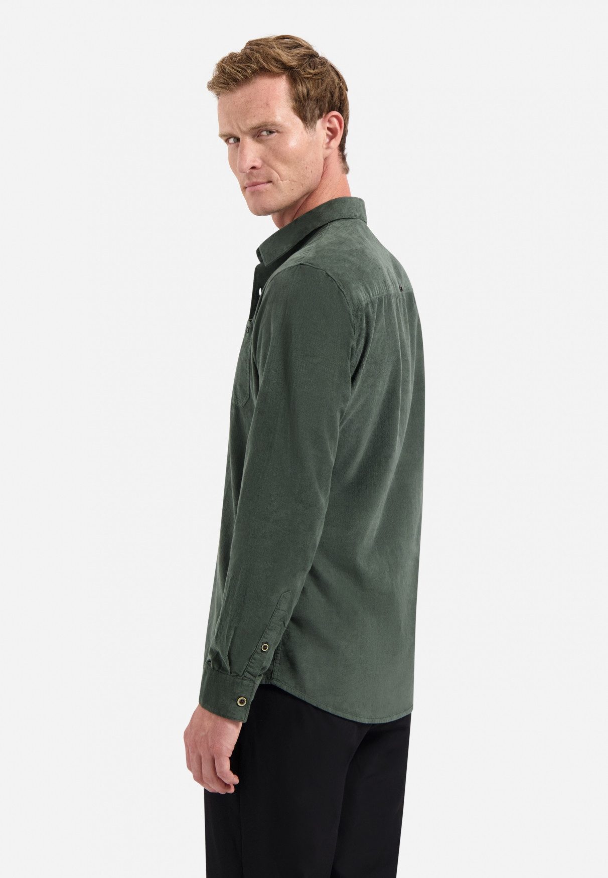 NO EXCESS Langarmhemd No Excess Cordhemd günstig online kaufen