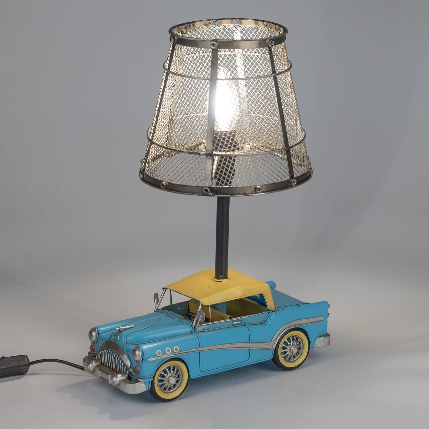 formano Tischleuchte Fahrzeuge, Nicht enthalten, Höhe: 39cm, Farbe: Blau, Motiv: Auto