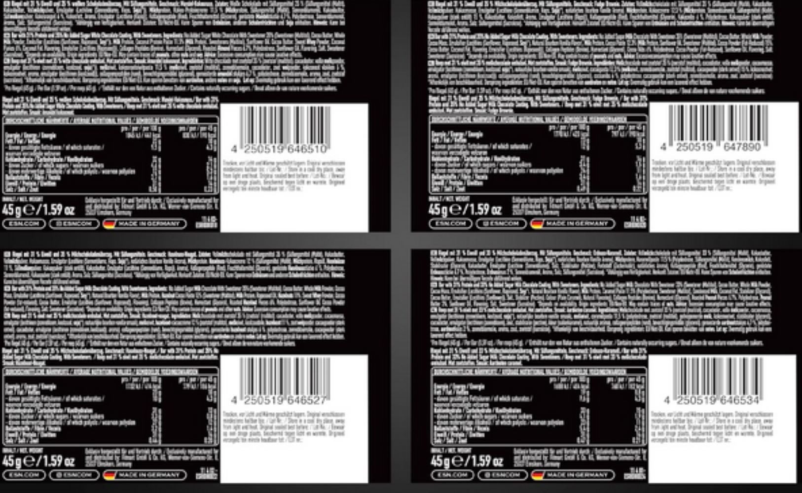 ESN ESN Designer Bar 12 x 45g Protein Riegel Riegel