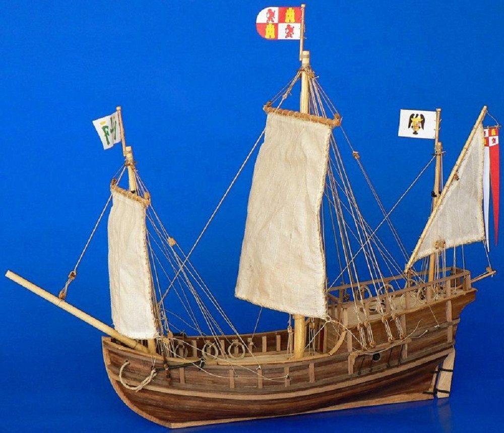 Modellbausatz Krick Dusek Segel Schiff Pinta 1:72 Holz Baukasten