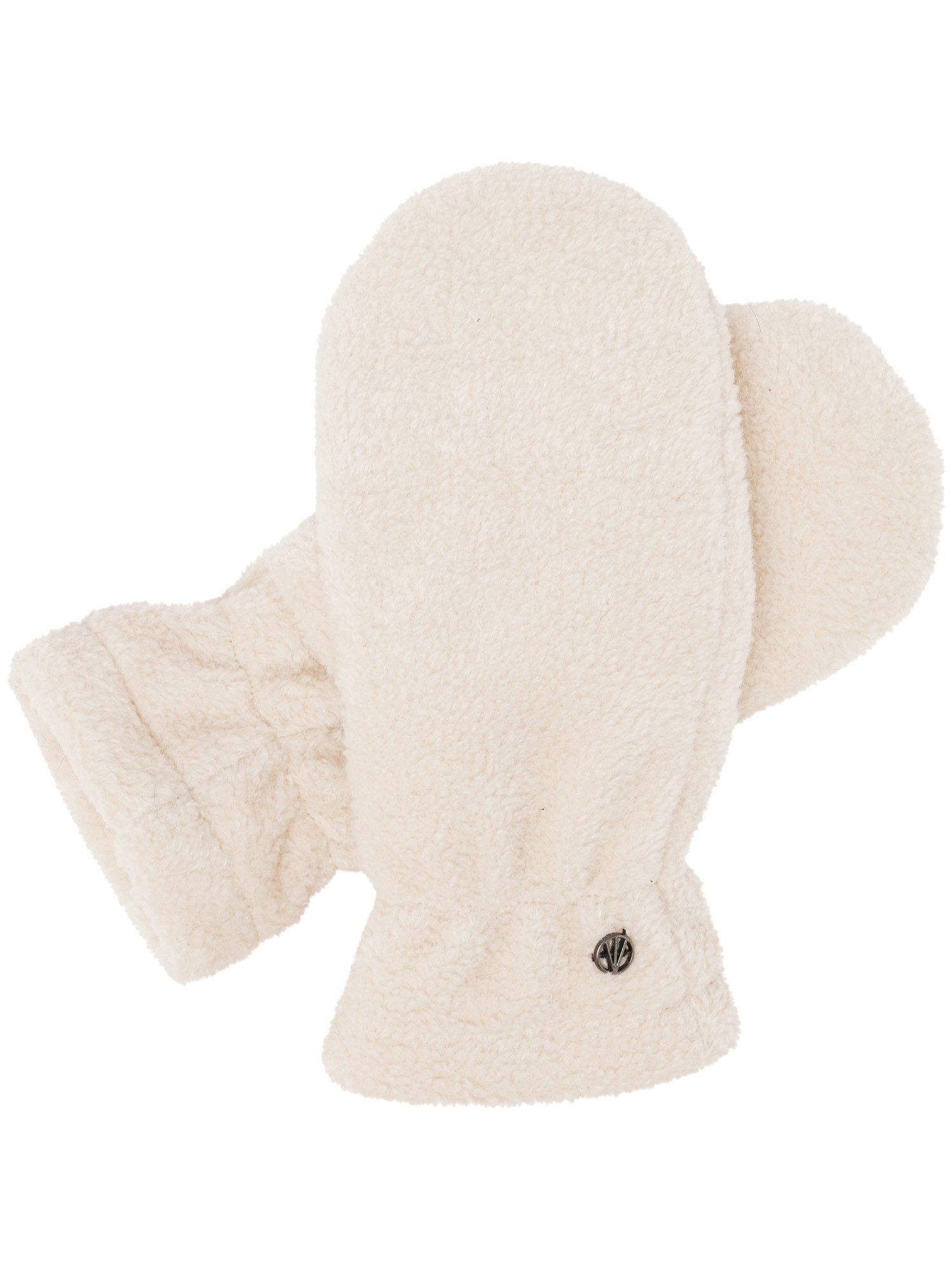 Loevenich Strickhandschuhe Loevenich Fäustlinge aus Lammfell-Imitat
