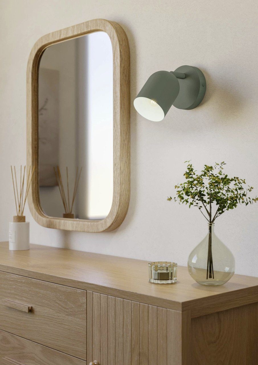 EGLO LED Deckenstrahler Eglo Wandlampe 1er Spot Tilston grün 12 x 16 cm, Oh günstig online kaufen