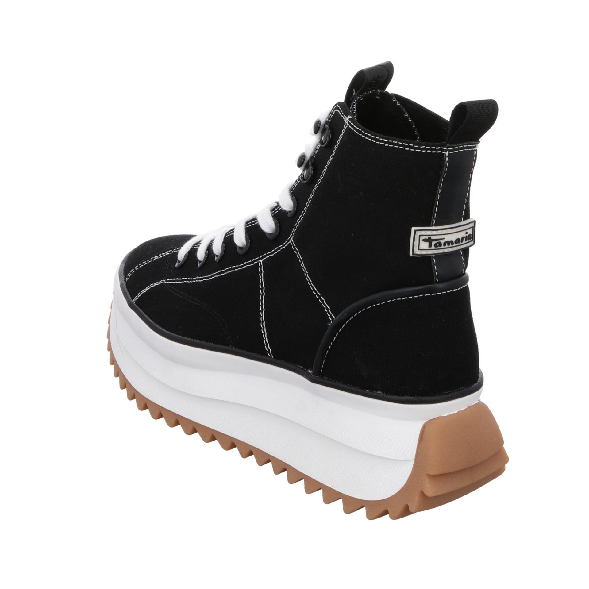 Sneaker Sneaker Hightop Sneaker Schuhe black Damen Textil Tamaris