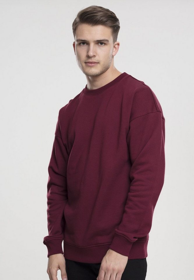 URBAN CLASSICS Kapuzenpullover Herren Sweat Crewneck (1-tlg), Pulli aus  angenehmem Baumwollmix für perfekten Tragekomfort