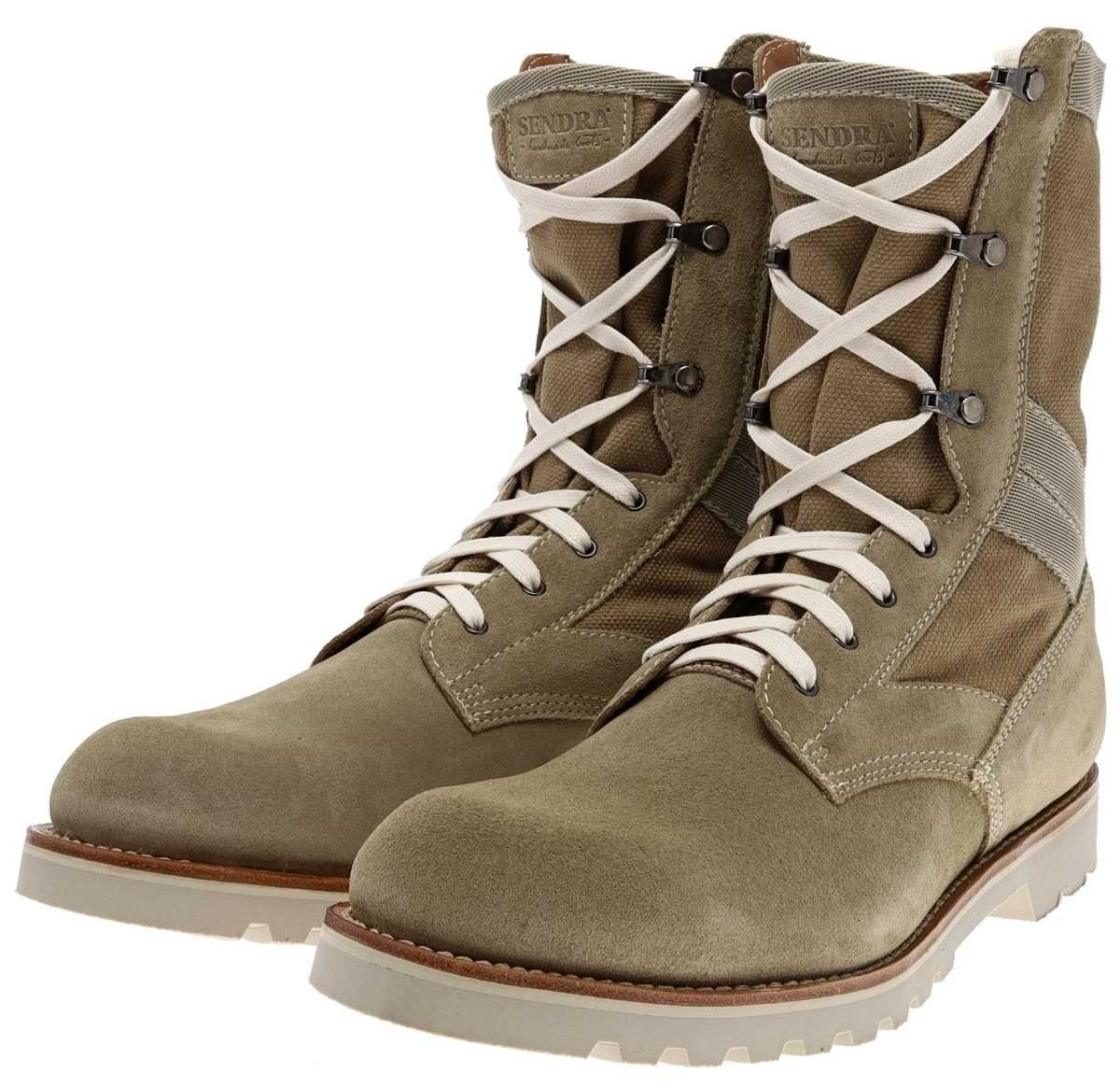 Sendra Ботинки LIGHTING 17953 Beige Сапоги Rahmengenäht Herren Schnürstiefel