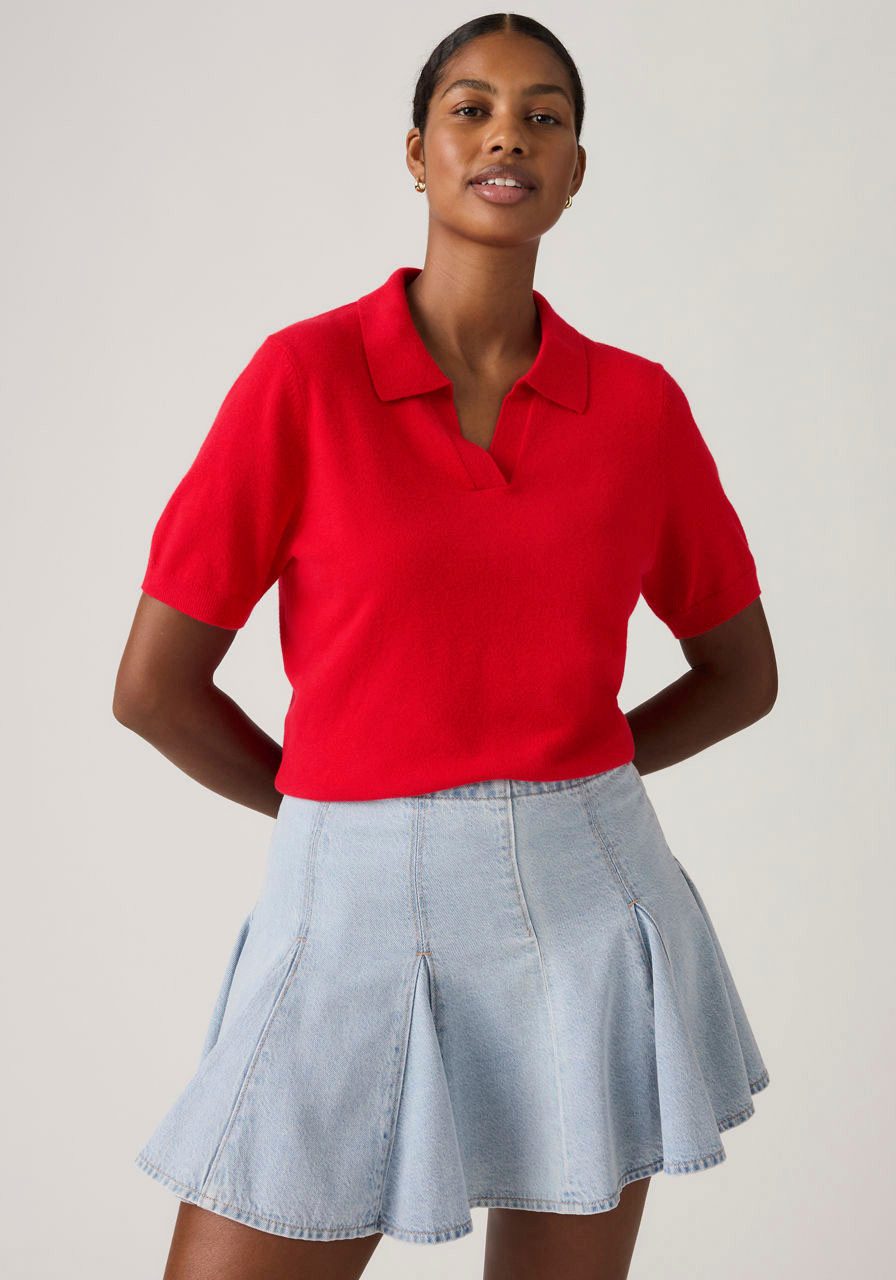 Levi's® Kurzarmpullover SUPER SOFT POLO SWEATER günstig online kaufen