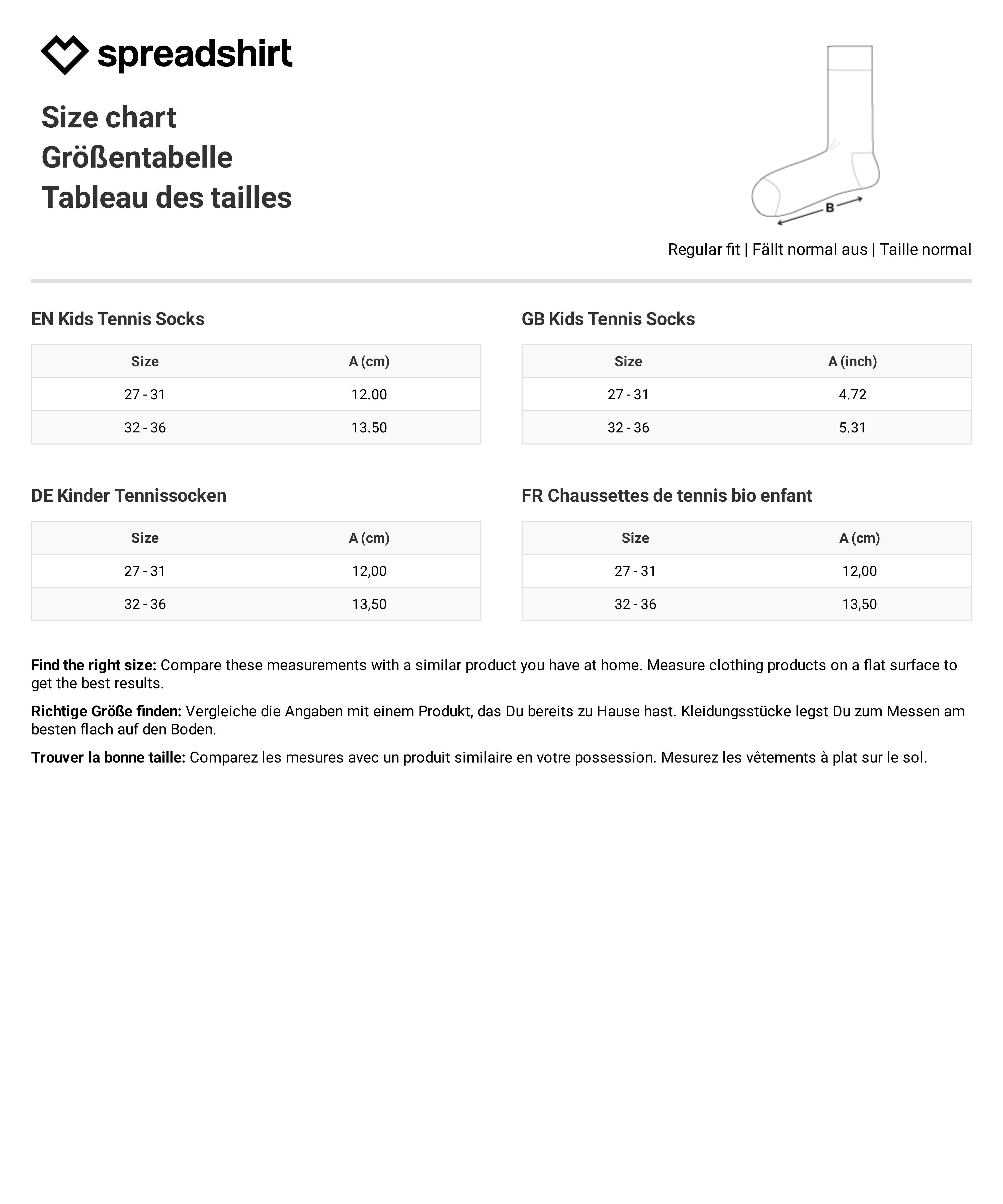 Spreadshirt Socken Stickmotiv Pommes in Rotem Fizzer Beutel Kinder Tennissocken (1-Paar)