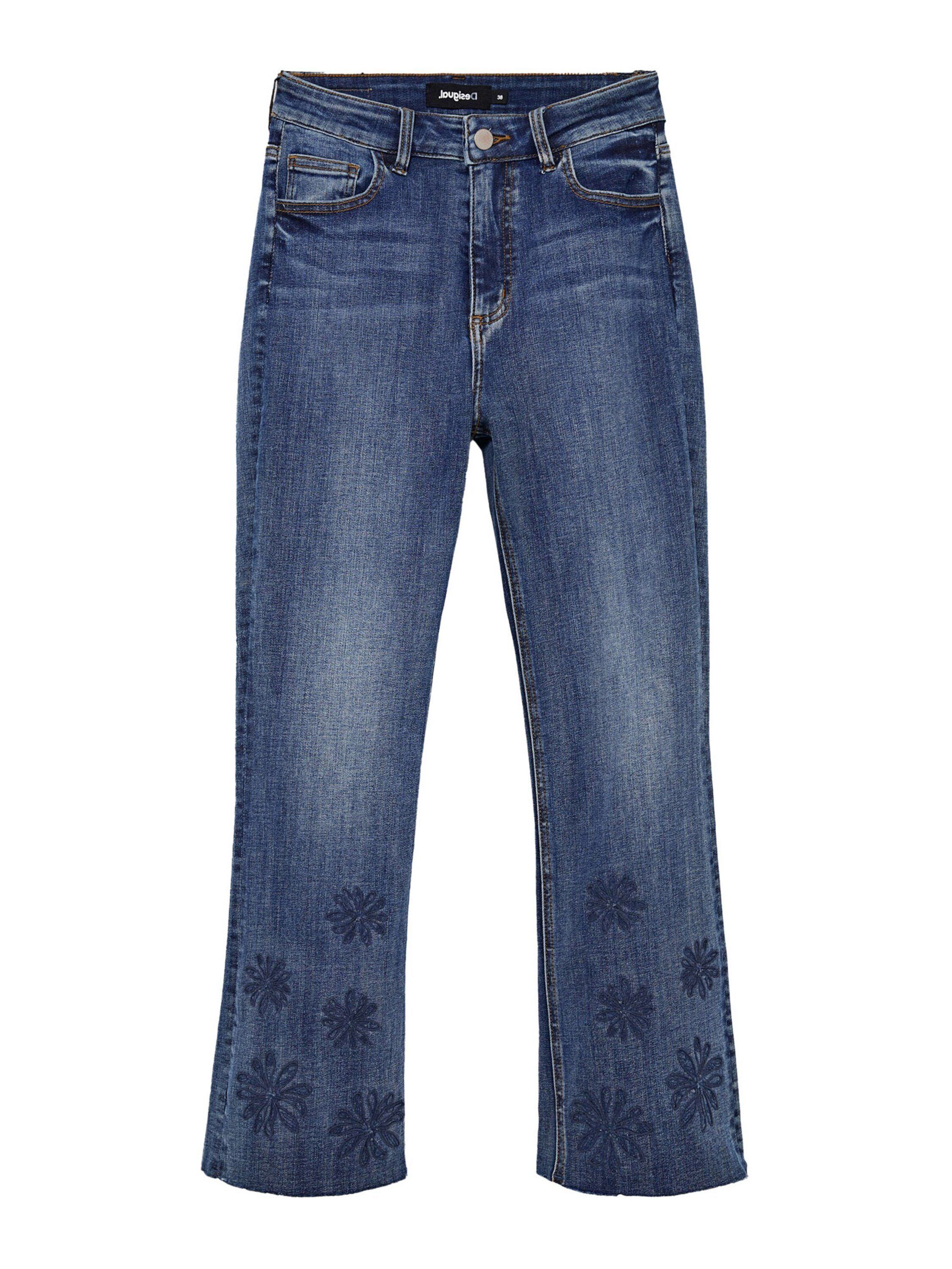 7/8-Jeans (1-tlg) GALA Desigual Stickerei