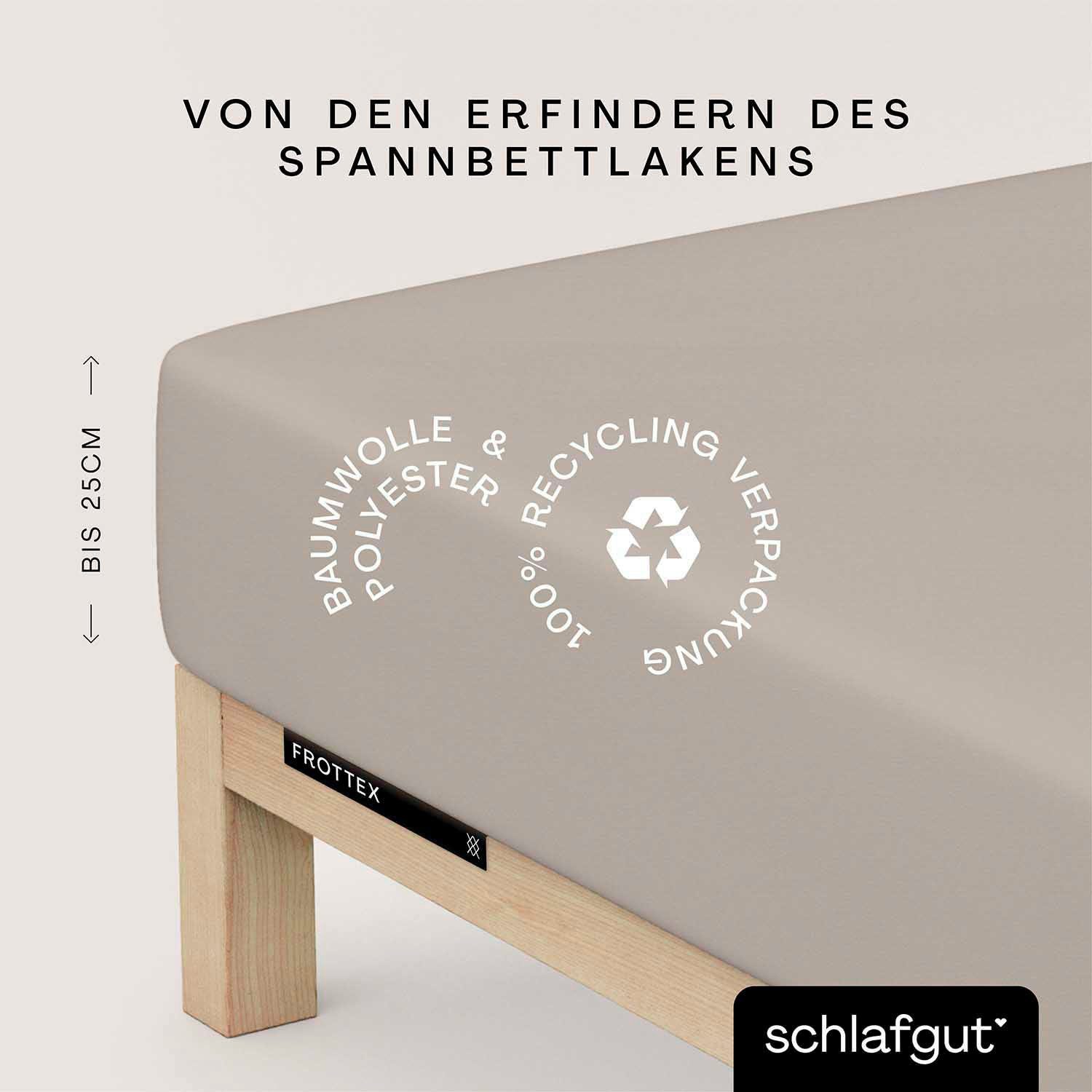 Schlafgut Bettlaken Frottex Spannbettlaken, Frottee, Gummizug: günstig online kaufen