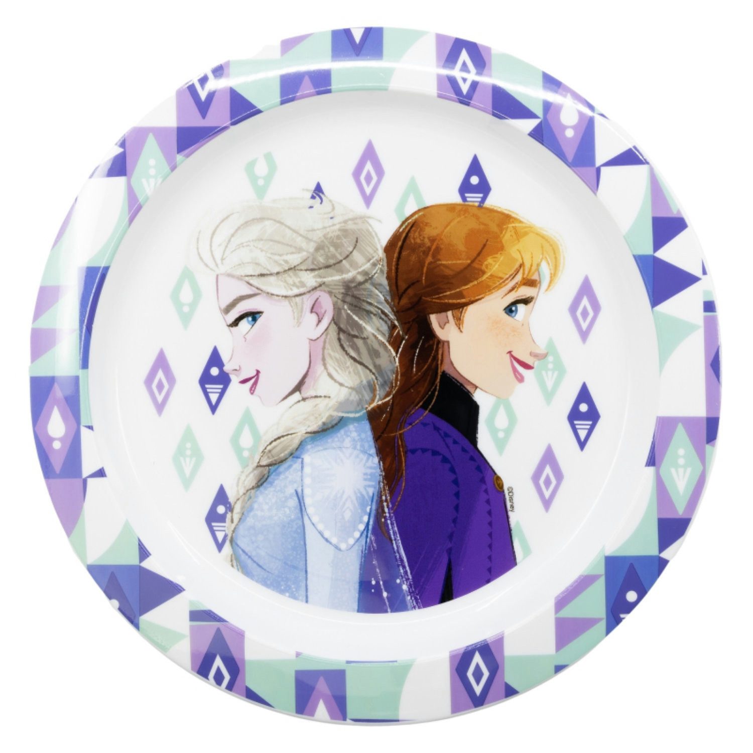 Disney Kindergeschirr-Set Disney Die Eiskönigin Elsa Kinder Geschirr-Set 3 teilig (3-tlg), 1 Personen, BPA-Frei, Becher Teller Schüssel