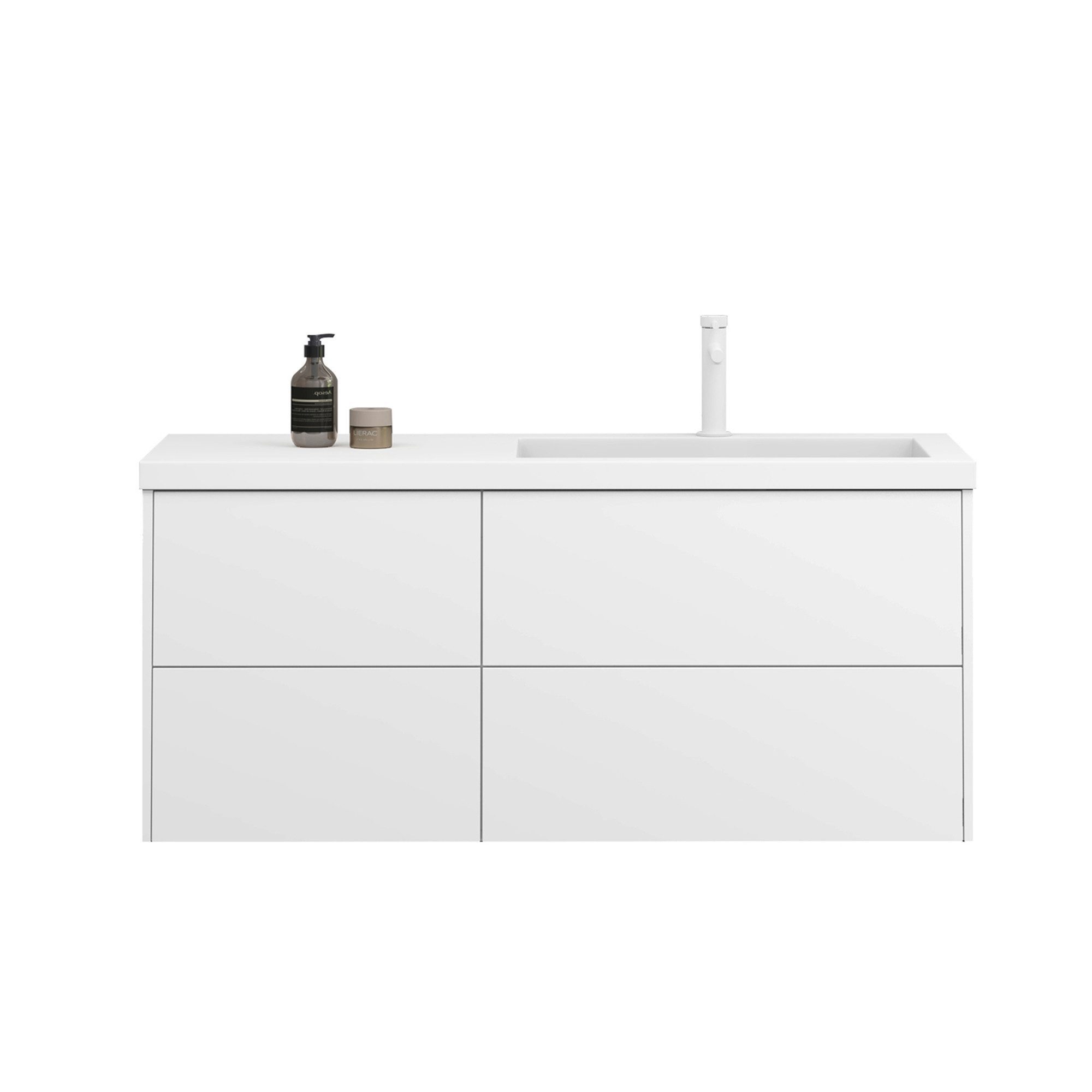 doporro Badmöbel-Set Waschtisch mit Unterschrank aus Holz mit Soft-Close MD günstig online kaufen