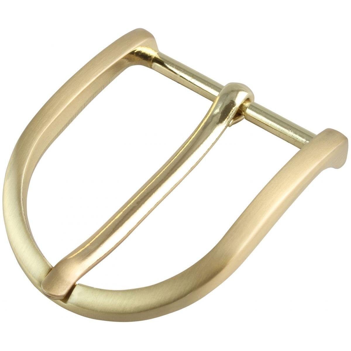 BELTINGER Gürtelschnalle Gürtelschnalle rund 2,5 cm - Buckle Schließe Gürtelschließe 25mm Massi (1-St)