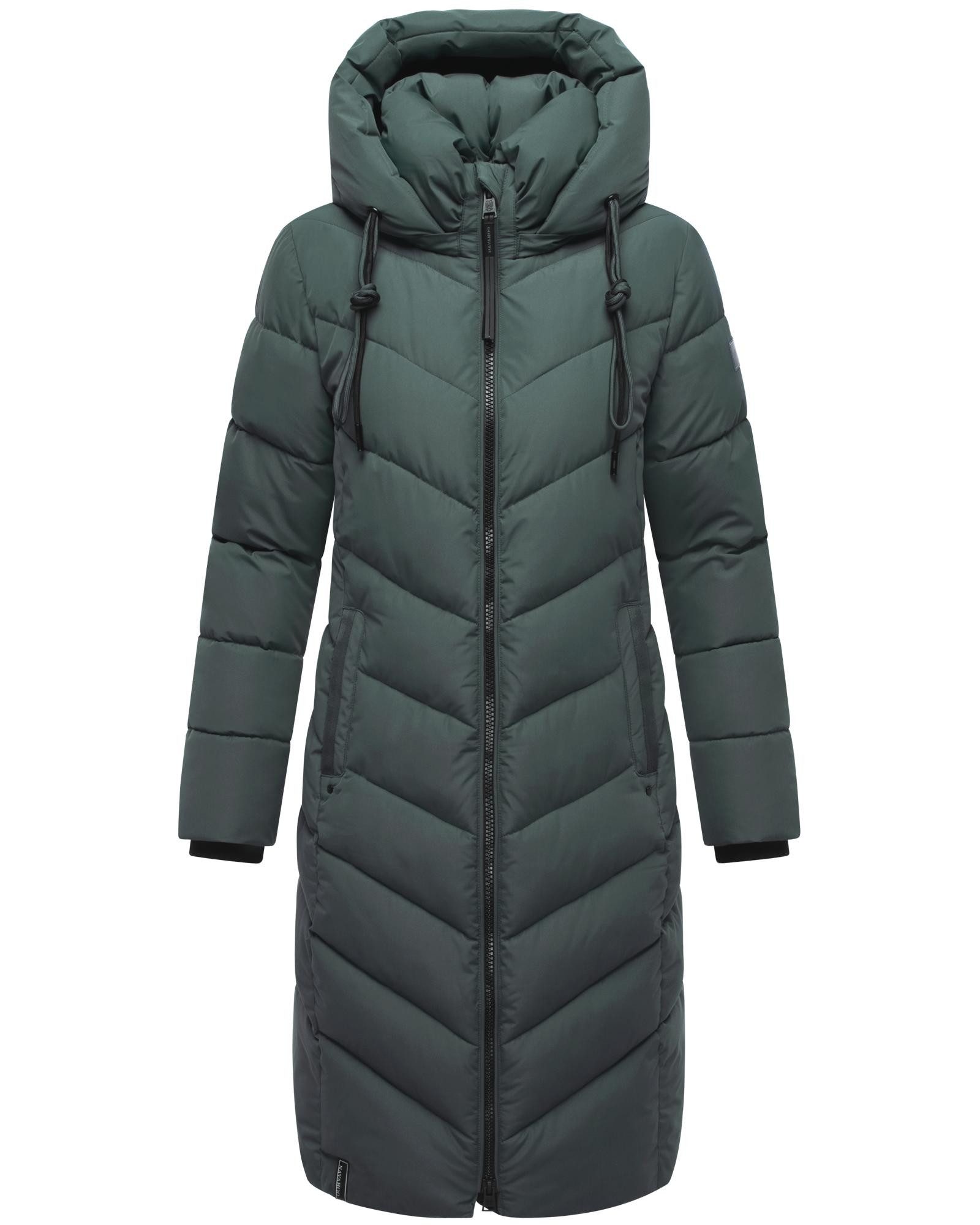 Navahoo Steppmantel Sahnekatzii XIV Schicker Wintermantel mit kuschlig warm wattiertem Kragen