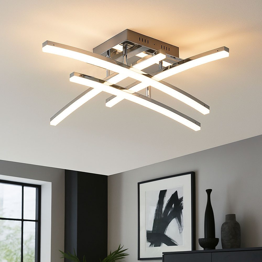 EGLO LED Deckenleuchte, LED-Leuchtmittel fest verbaut, Warmweiß, Deckenlamp günstig online kaufen