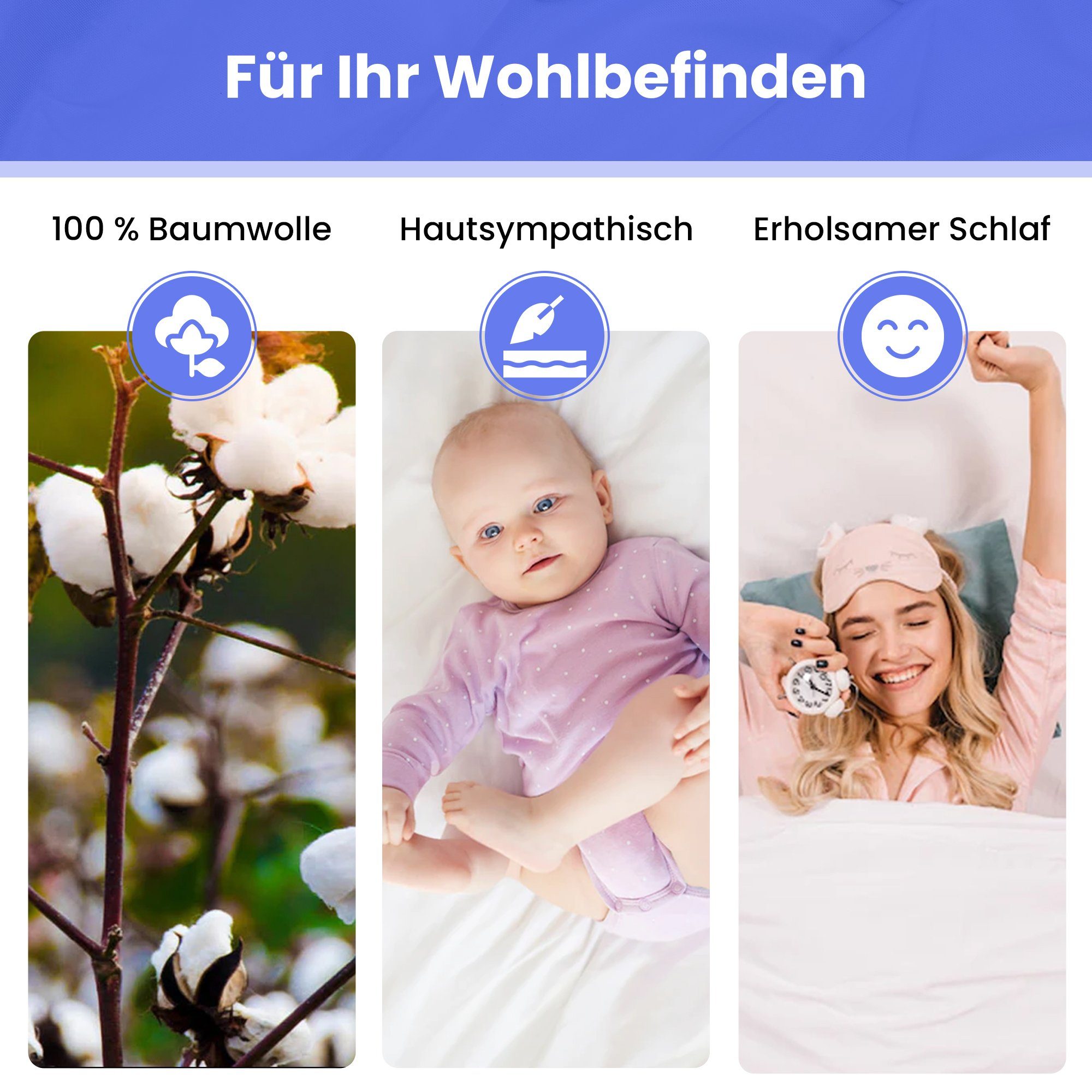 Best for You Spannbettlaken Jersey-Spannbettlaken – kuscheliger Schlafkomfort & perfekte Passform, Jersey, Gummizug: Rundum, Mit Gummizug