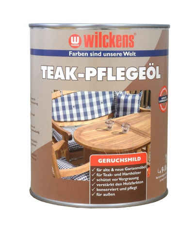 Wilckens Farben Hartholzöl 1 Liter Teak Pflegeöl Teak