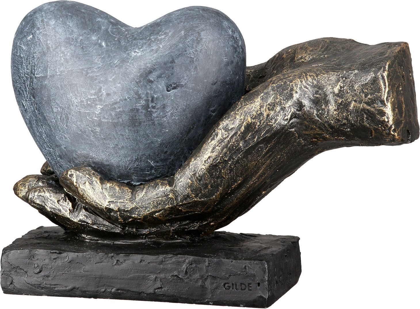 GILDE Skulptur Skulptur Heart in your Hand