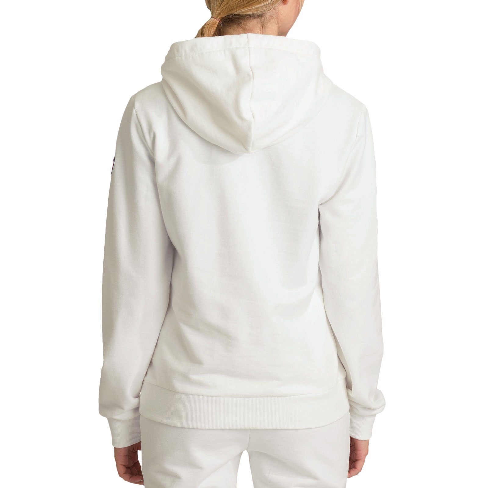 mit W Rossignol Markenschriftzug white FL Sweat Kapuzensweatshirt 100 Hood Logo