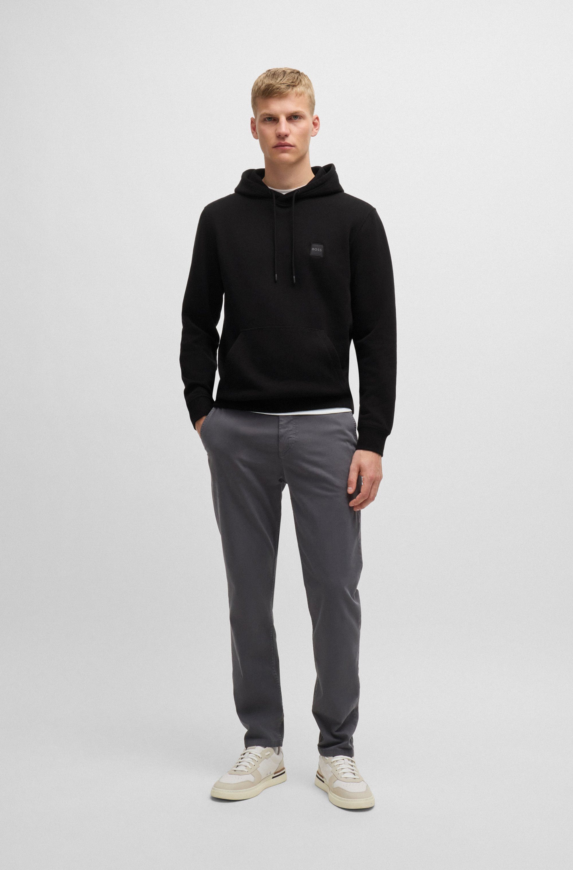BOSS ORANGE Kapuzensweatshirt Wetalk mit gesticktem BOSS Markenlabel – Bild 5 von 5