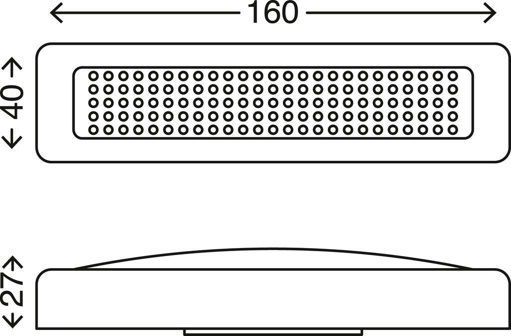 Briloner Leuchten Wandleuchte 2689034, LED fest günstig online kaufen