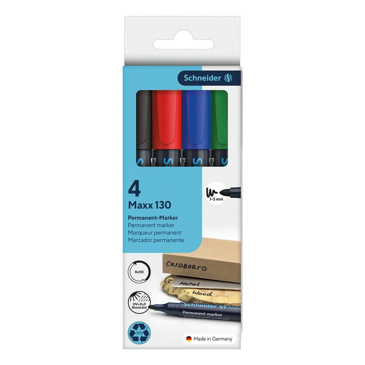 Schneider Maxx 130 Permanentmarker 1.0 - 3.0 mm Mehrfarbig