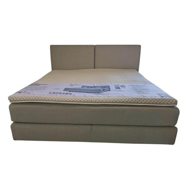 Musterring Bett Boxspringbett Elias Stoff 87017 Mitttelgrau mit Matratze un günstig online kaufen
