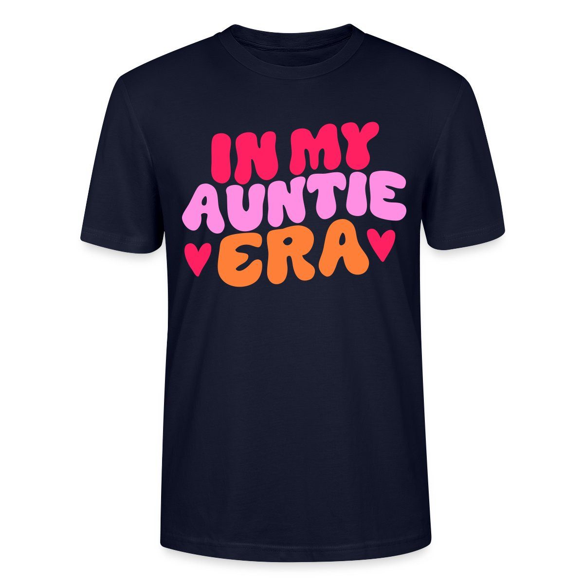 T-Shirt In My Auntie Era Buntes Trend Motiv Für Tanten Unisex Bio T-Shirt