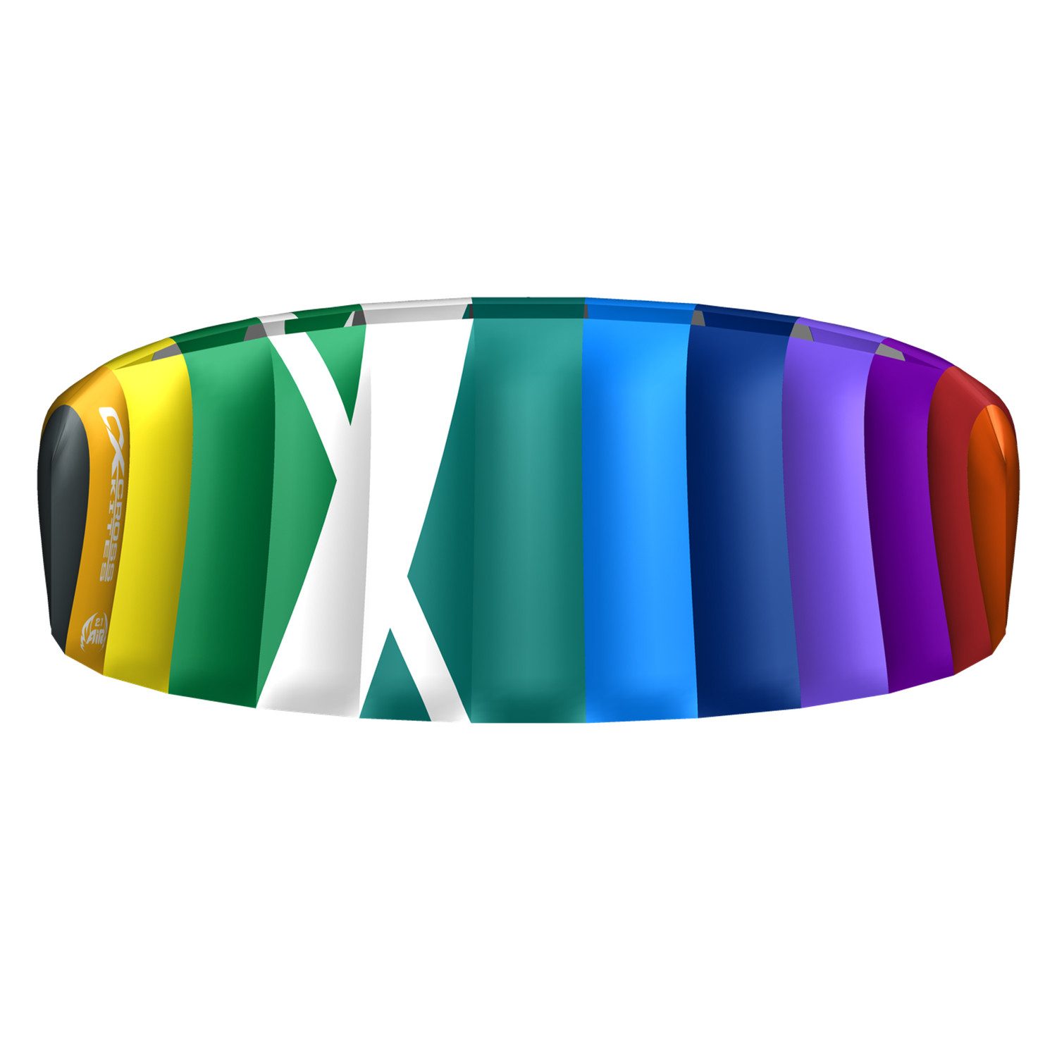 CrossKites Flug-Drache Lenkmatte Air 2.1 R2F Allround Lenkdrachen Zweileiner Kite, R2F Ausstattung (Ready to Fly) inkl. Leinen und Lenkschlaufen